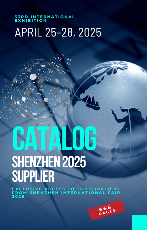 Cover of the 33rd Shenzhen Gifts Expo 2025 Catalog with 3,800 verified suppliers.