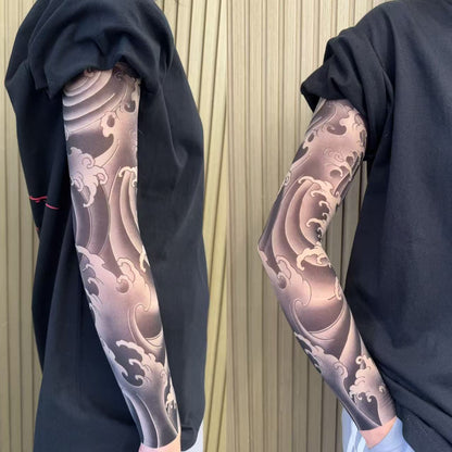 Nylon Tattoo Sleeves UV Protection Instant Style  , Cooling Effect