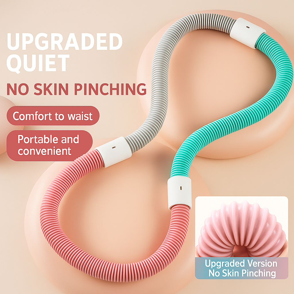Waist Slimming Hula Hoop Weighted & Silent Design