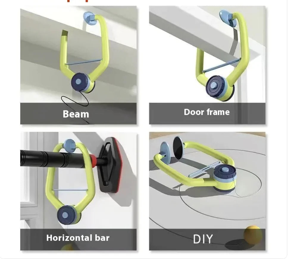 Kids Wall-Mounted Table Tennis Trainer Fun Reflex Game