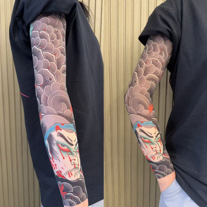 Nylon Tattoo Sleeves UV Protection Instant Style  , Cooling Effect