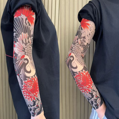 Nylon Tattoo Sleeves UV Protection Instant Style  , Cooling Effect