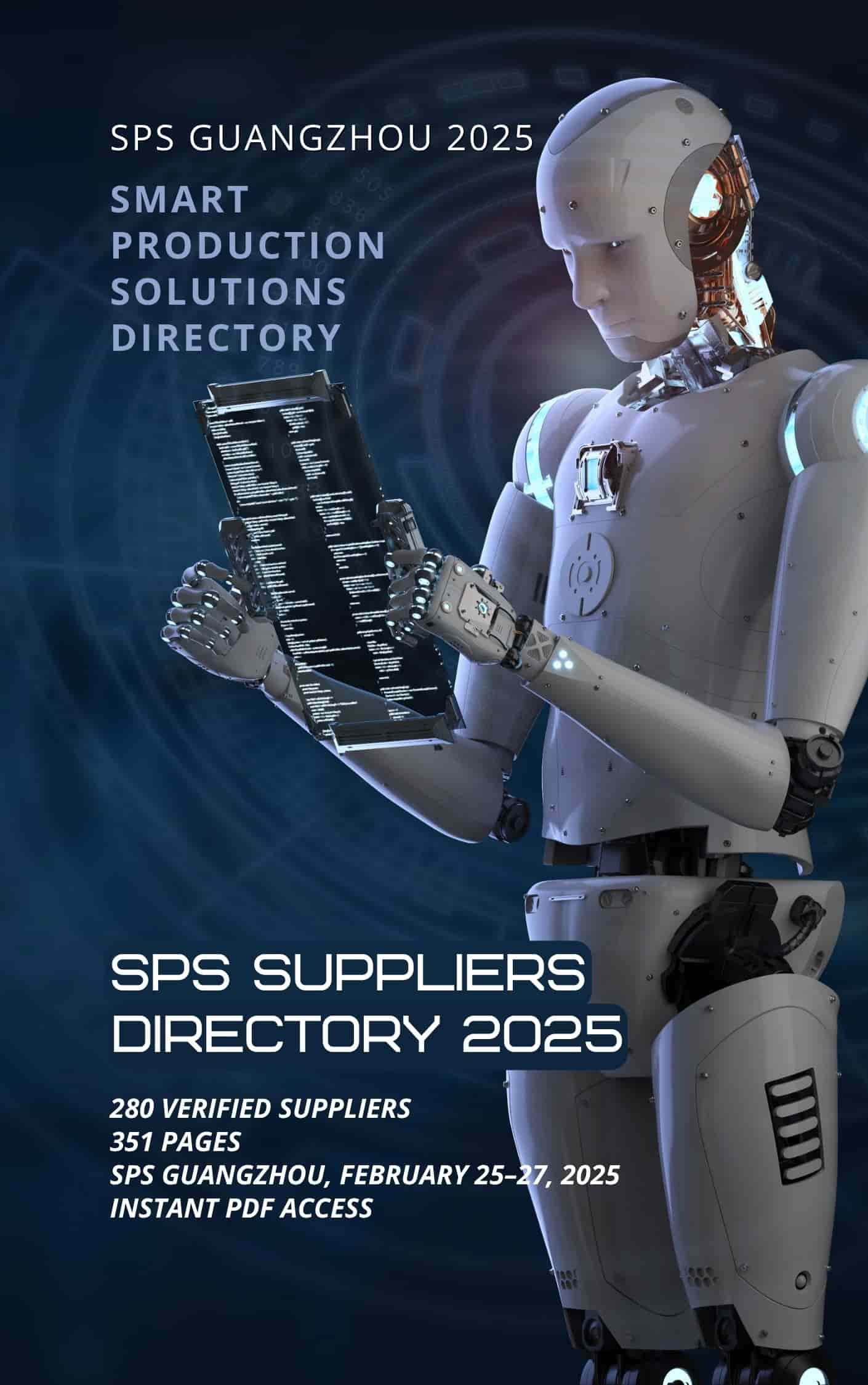 Smart Technology Guangzhou Catalog 2025 from Feb 25-27, 351 pages, 360+ suppliers, excellent-quality PDF for industrial automation insights.