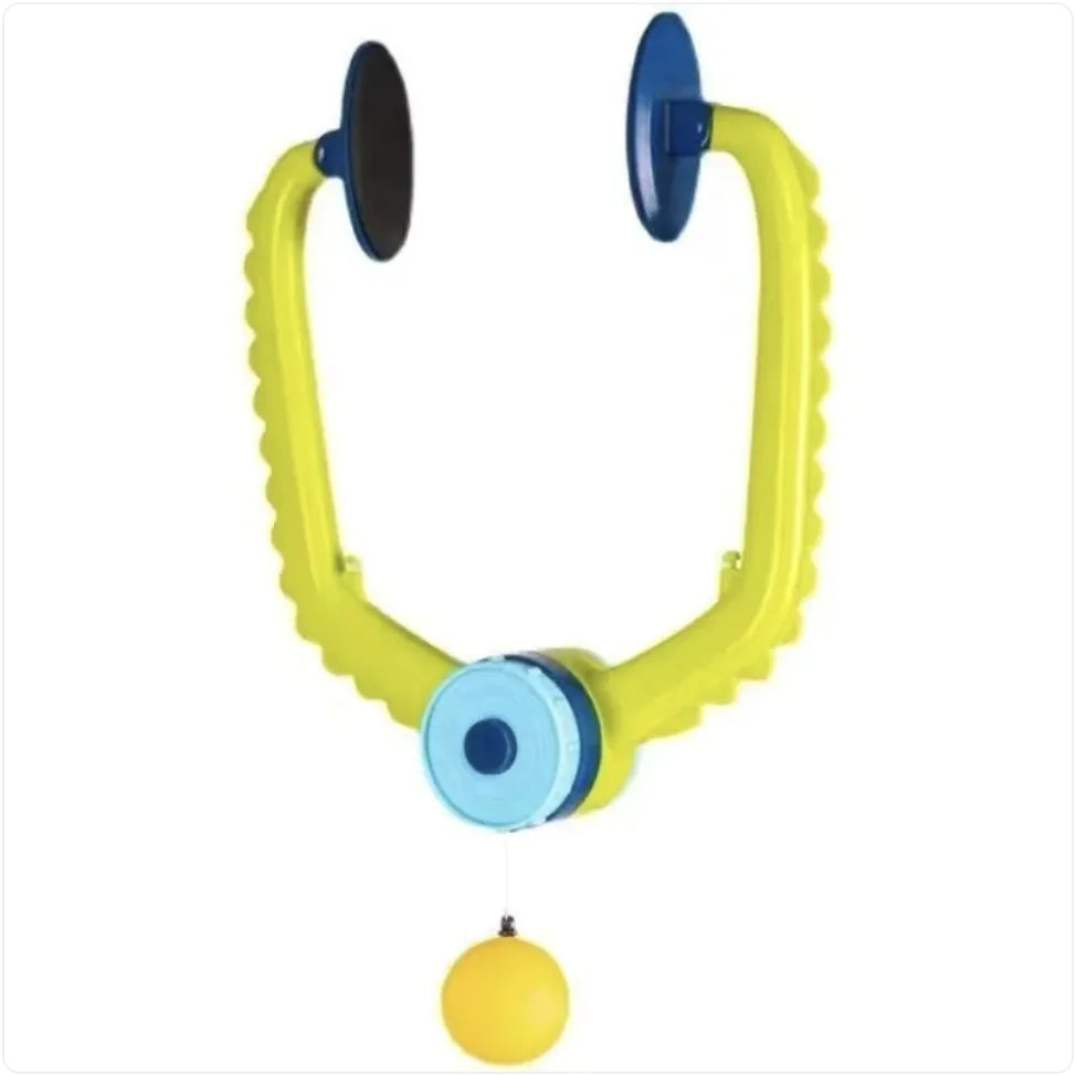 Kids Wall-Mounted Table Tennis Trainer Fun Reflex Game